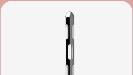 일반 지방흡입 캐뉼라 끝부분