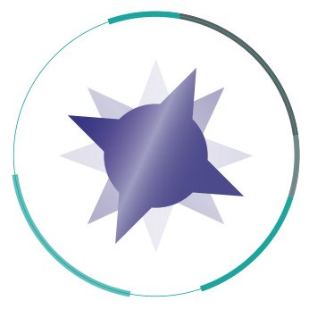 민트실 단면 구조 — 360° 돌기 원형 일러스트