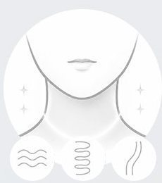 목 선화와 주름·탄력·라인 작은 아이콘