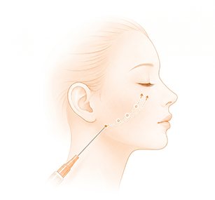 TECHNIQUE - 얼굴 주입 테크닉 일러스트