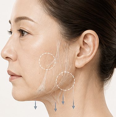 노화 단계 02 지지력 저하 시작