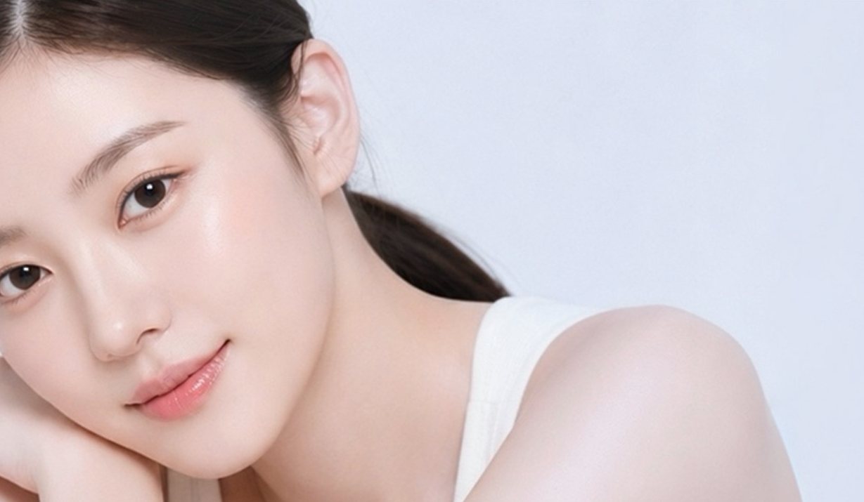 맑은 피부의 모델