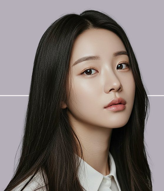 정면을 바라보는 여성 모델(신상 실리프팅 대표 이미지)